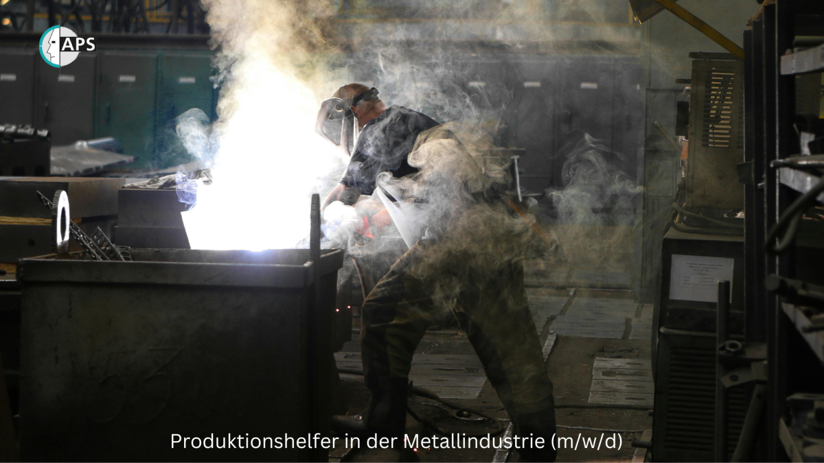 Produktionshelfer im Metallbereich (m/w/d)